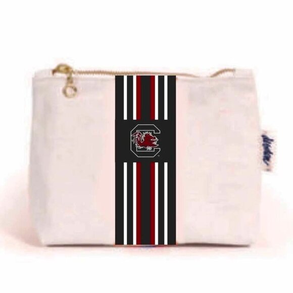 New Gamecock Canvas Logo Zippered Pouch - Picture 1 of 1